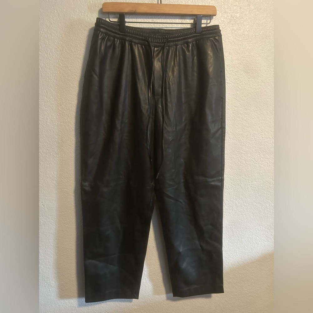 MNG mango pleather pants